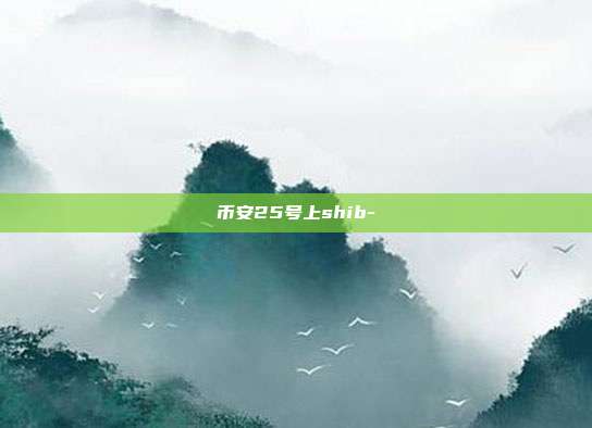 币安25号上shib-