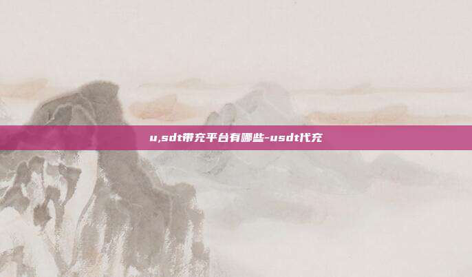 u,sdt带充平台有哪些-usdt代充