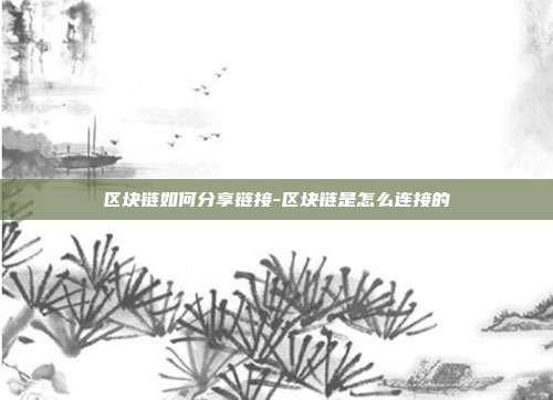 区块链如何分享链接-区块链是怎么连接的