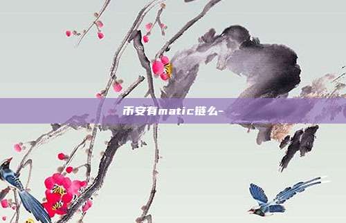 币安有matic链么-