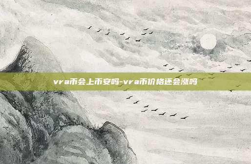 vra币会上币安吗-vra币价格还会涨吗