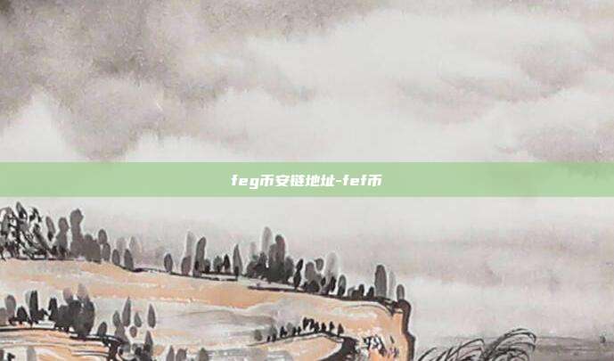 feg币安链地址-fef币