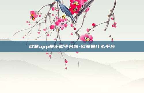 欧意app是正规平台吗-欧意是什么平台