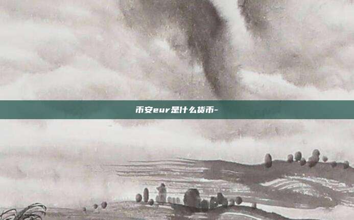 币安eur是什么货币-