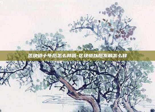 区块链十年后怎么样啦-区块链以后发展怎么样