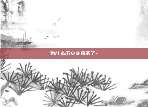 为什么币安交易不了-