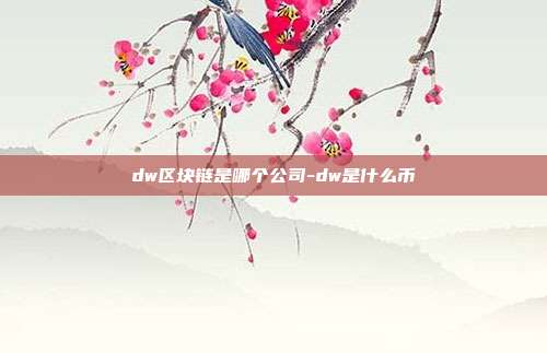 dw区块链是哪个公司-dw是什么币