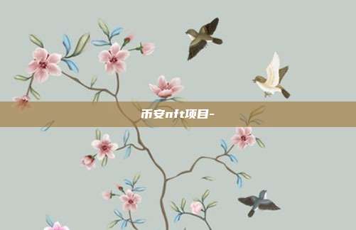 币安nft项目-