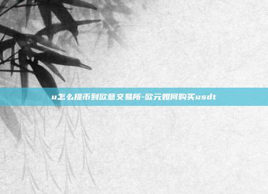 u怎么提币到欧意交易所-欧元如何购买usdt