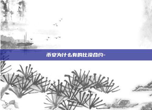 币安为什么有的比没合约-