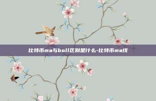 比特币ma与boll区别是什么-比特币ma线