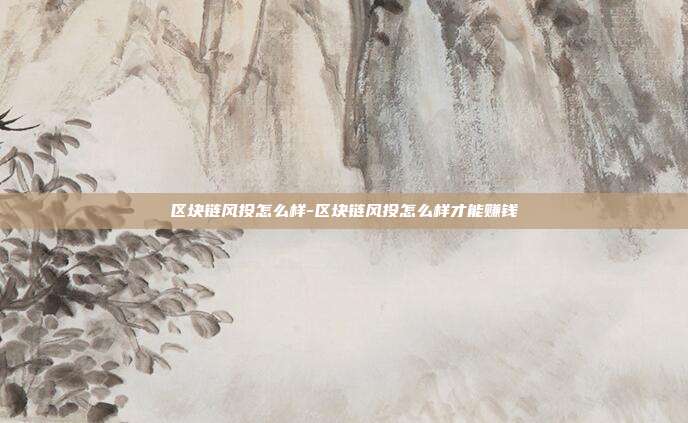 区块链风投怎么样-区块链风投怎么样才能赚钱