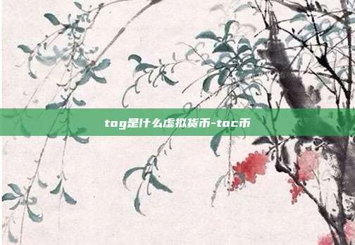 tog是什么虚拟货币-toc币