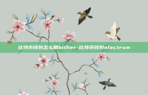 比特币钱包怎么用bither-比特币钱包electrum